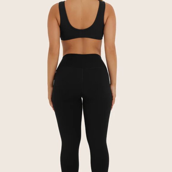 Set Active Sportbody Mid-Rise Leggings in Onyx Black - Picture 2 of 4